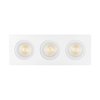 Jesco ML5 3Light LED Modulinear Recessed 120V 36W Adjustable Color Temperature WH ML5-3-112M-SW5-WH